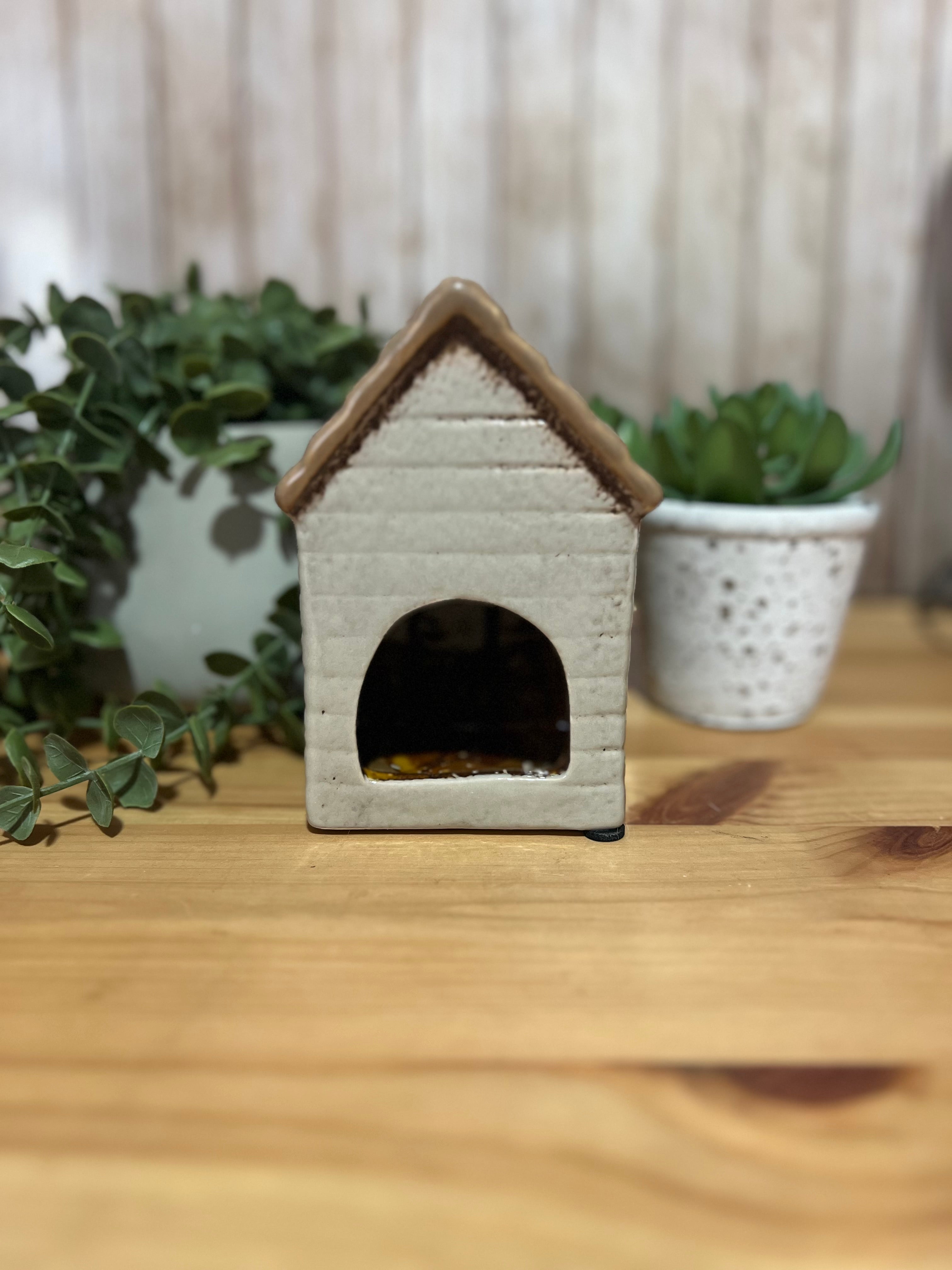 Garden Shed My Happy Place Tea Light Holder Flower Detail Gift for Gardener