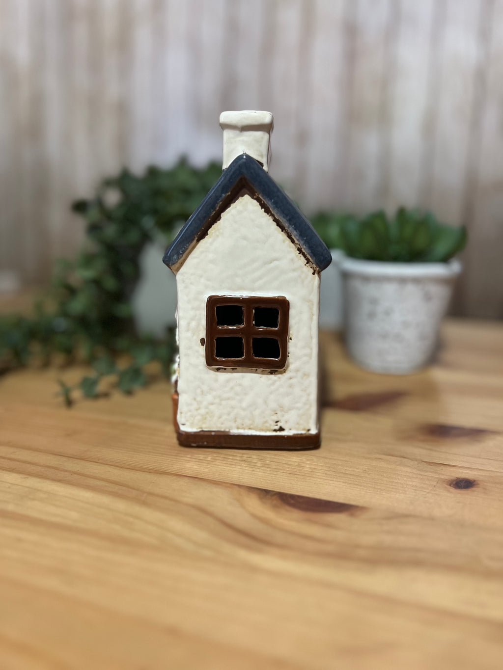 Fresh Eggs Chicken Coop Themed Tea Light Holder with Lots of Chicken Detail